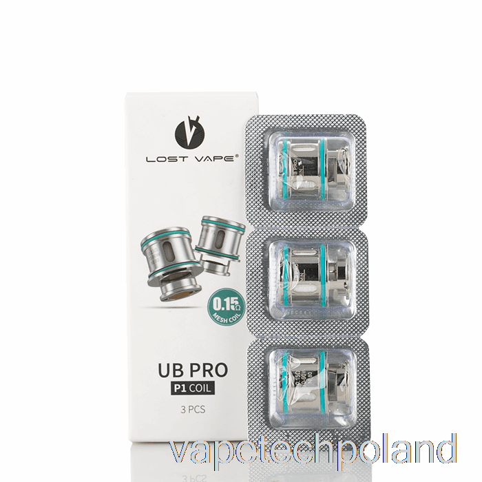 Vape Tech Polska Utracone Vape Ub Pro Wymiana Cewek 0.15ohm Ub Pro P1 Cewki